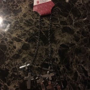 Charming Charlie cross necklace